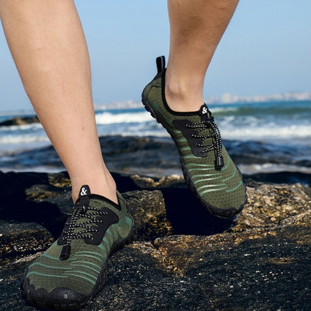Barefoot Shoes for Women & Men Wide Toe Box Hiking Water Shoes Non-Slip Breathable Barefoot Swim Surf Shoes for Beach Pool Aqua Running & Walking Fast Drainage & Waterproof Design