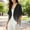 Black, variant on BODOAO Kimono Cardigans for Women Women's Chiffon Short Sleeve Open Front Cardigan Lightweight & Breathable Summer Cover Up for Casual & Wear Bk1 L