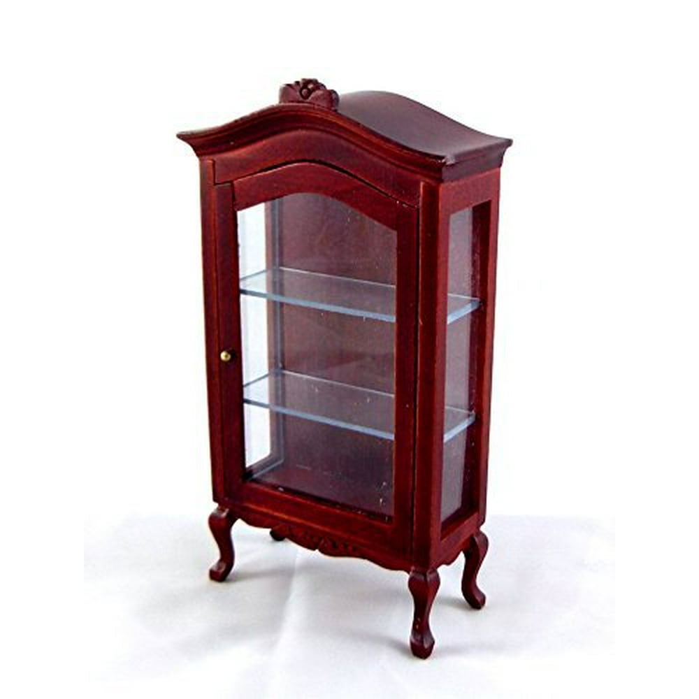 Dollhouse Miniature 112 Scale Mahogany Curio T3164 Walmart