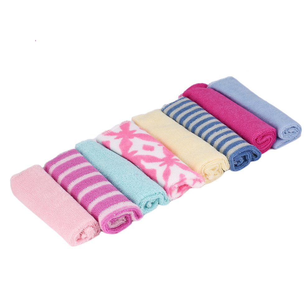 HEMU FASHION 2 PACKS 8 Pcs Baby Infant Newborn Kids Bath Towel