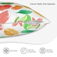 thumbnail image 6 of LNWH Watercolor Fruit Abstract Throw Pillow Covers, Square Soft Linen Decorative Pillow Cases, 20"x20", 6 of 8