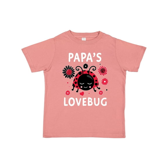 Inktastic Valentine's Day Papa's Lovebug Boys or Girls Toddler T-Shirt
