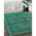 thumbnail image 3 of Ahgly Company Machine Washable Indoor Rectangle Industrial Modern Light Sea Green Area Rugs, 2' x 4', 3 of 7