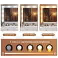 thumbnail image 2 of Afuhokles Vanity Table with Lighted Mirror and Charging Station, Makeup Table Vanity Dresser with 10 LED Light, 5 Drawers White, 2 of 8