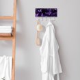 thumbnail image 7 of PhooArto Key Holder for Wall Decorative with 5 Key Hooks, Galaxy Butterfly Purple Pattern Holders Wall Mount Organizer with Mail Key Rack, Self Adhesive, 7 of 7