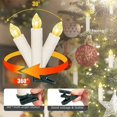thumbnail image 3 of Vela electrónica LED con control remoto, vela navideña de 9 cm, varilla de cera para cumpleaños, fiesta con clip, vela para árbol de Navidad, 3 of 5