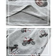 thumbnail image 4 of Baby Boys' Toddler Long Sleeve Tops and Pants Snug Fit 100% Cotton 2 Piece Pajama Set, Cartoon Motorcycle, 4 of 7