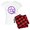 With Red Plaid Pant, variant on CafePress - Purple Pentacle Butterfly 3 Pajamas - Women's Short Sleeve Print T-Shirt and Pants Light Cotton Pajama Set