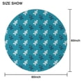 thumbnail image 6 of Christmas Round Tablecloth 70x70in(178x178cm) – Waterproof Polyester Table Cover with Full Print Design, Wrinkle Resistant & Washable for Kitchen Dining Party Decor, 6 of 6