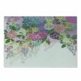 thumbnail image 1 of Flower Cutting Board, Hand Drawn Style Graphic Floral Print Nature Inspiration Vintage Old Bohemian, Decorative Tempered Glass Cutting and Serving Board, Small Size, White Violet, by Ambesonne, 1 of 1