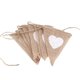 thumbnail image 3 of Banderines de corazones de amor, lino, yute, arpillera, encaje, adorno para tirar, 3 of 5