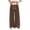 Coffee, variant on Girl's Baggy Sweatpants Letter Patched Wide Leg Pants Elastic Waist Long Trousers Joggers Trendy School Y2K Hip Hop Sw𝐞at