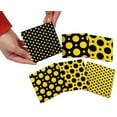 thumbnail image 6 of Inkdotpot Set of 6 Drink Coasters Easy Clean 4-Zoll SquareCoastersCork Base-Reusable- Polka Dot, 6 of 8