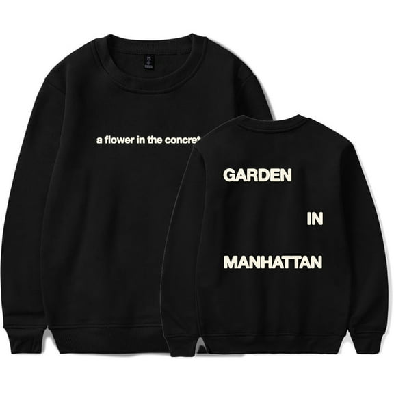 Josiah Queen Garden in Manhattan Ivory Men/Women Long Sleeve Crew Neck Sweater Men/Women Longsleeve Sweater