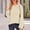 Beige, variant on Oplxuo Ribbed Hoodies for Women Pullover Loose Sweatshirt Basic Solid Color Casual Long Sleeve Fall Winter Hooded Tops