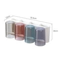 thumbnail image 2 of Toothbrush Holders Wall Mounted, Kids Toothbrush Toothpaste Holder with Cups for RV Bathrooms, Electric Toothbrush Organizer Bathrooms Countertop Space Saving - 4 Cups, 2 of 5