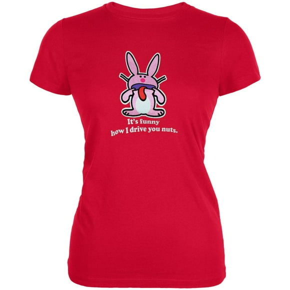 Happy Bunny - Drive You Nuts Juniors T-Shirt