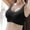 Black, variant on Women's Plus Size Seamless Wireless Sports Bra, Push Up Lift Fixed Cup Bra, Soft Stretch High Support Intimates(Complexion Size：44)