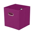 thumbnail image 1 of Organizador de cubos plegables Uanit Storage, juego de cajones de tela beige, 1 of 8