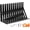Black-12 Pack, variant on 8-Pack 7 Inch Heavy Duty Shelf Brackets, Large Floating Wall Bracket for Garage Storage Shelves, Black Powder-Coated Finish, Load Capacity 800lbs