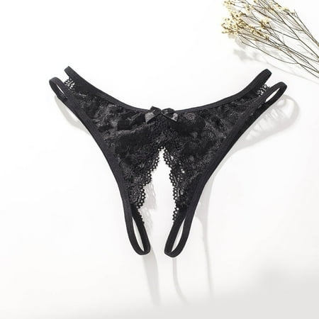 eczipvz Womens Panties Women s  Savage Not Sorry Strappy Lace Brazilian Black