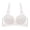 White, variant on Sngxgn Women's No Side Effects Underarm and Back-Smoothing Comfort Wireless Lightly Lined T-Shirt Bra(White,38)