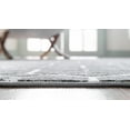 thumbnail image 5 of Rugs.com Lattice Trellis Collection Rug – 8' x 10' Gray Low-Pile Rug Perfect For Living Rooms, Large Dining Rooms, Open Floorplans, 5 of 9