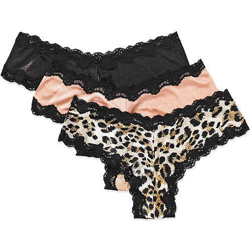 Smart & Sexy Satin VKini Panties, 3Pack