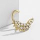 thumbnail image 4 of FESTFENDS 1Par De Oreja Con Fashion De Rhinestone Para Mujer Uso Casual Y Formal, 4 of 8
