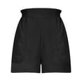 thumbnail image 5 of 90% off Clearance Sale! lcziwo Pajama Shorts for Women Elastic Waist Wide Leg Casual Shorts Baggy Comfy Breathable Athletic Shorts with Pockets Black XXL, 5 of 9