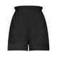 thumbnail image 5 of mfyjkho Pantalones Cortos Para Mujer, Pantalones Cortos Casuales De Lino Fluidos Para Mujer, Cintura Alta, Cordón Ajustable, Bolsillos Elásticos Pantalones Cortos Para Mujer M, 5 of 9