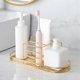 thumbnail image 4 of Wall Mounted Bathroom Razors Storage Rack Cosmetics Space Saving Stand Ventilated Iron Home Toothpaste Toothbrush Holder, 4 of 5