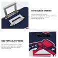 Atlanta_Braves Luggage Cover Dust Cover Stretchable Material Scratch