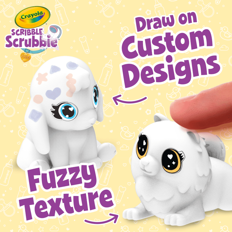 Crayola Scribble Scrubbie Baby Pets Nursery, Creative Toys for Toddlers & Kids, Gift for Girls & Boys, Ages 3+