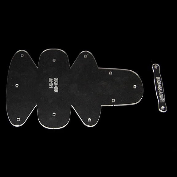 BQBQERT Leather Craft Bag Coin Purse Sewing Pattern Acrylic Stencil Template