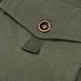 thumbnail image 6 of Odeerbi Clearance Long Sleeve Parkas Coats for Men Solid Zipper Casual Hooded Hat Detachable Cold Resistance Keep Warm Jacket Coats, Army Green, 6 of 8