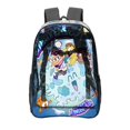 thumbnail image 1 of ChibiversoMochila transparente temática, resistente y duradera, bolsa see-through para trabajo, deporte, universidad y viaje, 31 × 43 cm, 1 of 6