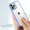 thumbnail image 4 of Entronix Funda Transparente para iPhone 15 Pro: Carcasa con Marco Cromado, Morada., 4 of 7