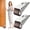 Brown, variant on Vertical Track Roller Wheel - Heavy Duty Anti-Sag Sliding Door Bottom Guide for Furniture Door Track and Sliding Pulley
