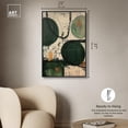 thumbnail image 5 of Greenlight Breeze II Canvas Green Abstract Art by Art Remedy, Black Frame, 24" x 36", 5 of 7