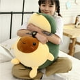 thumbnail image 2 of pitrice Cute Avocado Plush Toy Soft Fruit Pillow Stuffed Cartoon Sofa Cushion Kids Girls Birthday Gifts 11.8 inch, 2 of 6
