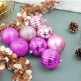 thumbnail image 4 of 34 piezas de adornos de bolas de Navidad irrompibles de 4 cm para decoración de fiesta de cumpleaños de boda de árbol de Navidad, 4 of 5