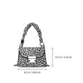thumbnail image 2 of Leopard Crossbody Purse Handbag Women Girls Casual Outfits Pu Black Hand-Held Crossbody 1Pcs, 2 of 4