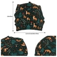 thumbnail image 2 of Xecao Deers In The Forest Print Knit Hat,Winter Beanie for Men Women, Beanie Soft Warm Ski Stocking Cuffed Cap, 2 of 7