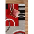 thumbnail image 4 of GLORY RUGS Area Rug Modern 5x7 Red Soft Hand Carved Contemporary Floor Carpet with Premium Fluffy Texture for Indoor Living Dining Room and Bedroom Area, 4 of 6