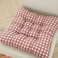 thumbnail image 2 of Alexda Gingham Plaid Buffalo Checkered Premium Plush Country Farmhouse Chair Cushion Pads with Tear Proof Ties Assorted Colors（16*16inch） | Cushion | Clearance, 2 of 5