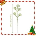thumbnail image 2 of 16Pcs Christmas Decorations, 13.7In Candy Shape Curly Picks Glittery Faux Christmas Tree Stems Decor, Artificial Christmas Picks for Christmas Tree Decor, DIY Xmas Wreath, Crafts, Holiday Home Decor, 2 of 6