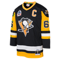 thumbnail image 2 of Preschool Mitchell & Ness Mario Lemieux Black Pittsburgh Penguins 1991/92 Blue Line 2.0 Player Jersey, 2 of 3
