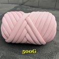 thumbnail image 1 of New Striped Core Spun Crochet Yarn Ice Silk Feeling Polyester Cotton Rope for Handbag Pet Nest Fashion Home Decoration, 1 of 6
