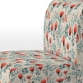 thumbnail image 4 of Designart "Dreamlike Moroccan Floral Fantasy II" Red Floral Upholstered Accent Chair - Cottage Arm Chair For Living Room, 4 of 5